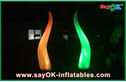 China 2M High Festival Event Decorative Inflatable Cone With Led Advertisment supplier