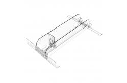 China Fridge Freezer Grocery Store Cold Beverage  Cans Gravity Feed Roller Shelf supplier