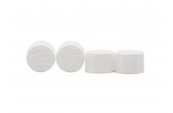 China 24mm PP Pressure Child Proof Bottle Caps Ribbed Surface Design supplier