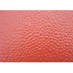 0.35mm Thick Alloy3003 Red Color Coating Embossed Aluminum Plate Used In Interior Ceiling Decoration for sale