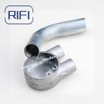 Easy Installation Conduit And Fittings For BS Standard Raceway Connection BS GI Conduit Elbow for sale