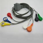 Holter Recorder Ecg Wire , 7 Leads Holter Heart Rate Monitor For Medical Care for sale