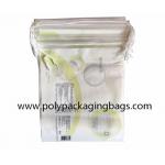 Waterproof Thickness 0.04mm CPE Plastic Drawstring Bag for sale