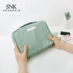 Double Zip Travel Portable Toiletry Fashion Samll Cosmetic Bag for sale
