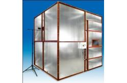 China Volume 3m³ 220V 50Hz Wire Testing Equipment , Cable Smoke Density Burning Apparatus  supplier