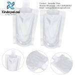 Suction Nozzle Plastic Spout Pouch Bag For Travel Portable Foldable Lotion Shampoo  Packaging for sale