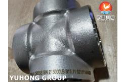 China ASTM A182 F316L Stainless Steel Cross Threaded Forged Pipe Fitting supplier