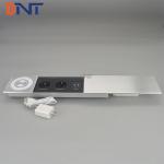 Conference Room Aluminum Alloy Sliding Desktop Power Socket for sale