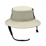 Foldable Big Brim Plain Boonie Hat Cotton Custom Bucket Hats With String for sale