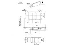 China Hasp Plastic Slam Latch White Toggle Cabinet Latch For Industrial Equipment Cabinet supplier