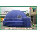 Blue 7m DIA Inflatable Planetarium Dome Durable Architecture Projection Tent for sale