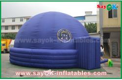 China Blue 7m DIA Inflatable Planetarium Dome Durable Architecture Projection Tent supplier