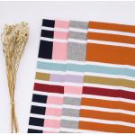 Healthy Comfortable And Breathable Striped Knit Fabric For T-Shirt for sale