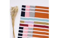 China Healthy Comfortable And Breathable Striped Knit Fabric For T-Shirt supplier