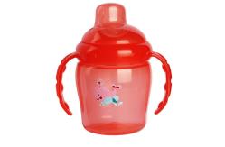 China (NEW ) 225ml  PP SIPPY CUP WITH DOUBLE HANDLES NON-SPILL supplier