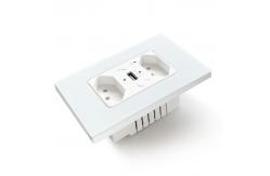 China Smart Home Essential Double Smart Socket Hands Free 110-240V supplier