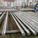 13.2kv 25ft 30ft 35ft 40ft 45ft 8 Sided Steel Utility Pole Hot-Dip Galvanizing For Distribution Power Line for sale
