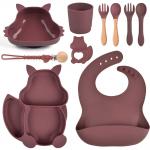 Food Grade Rubber Backed Bibs Round Rubber Bibs That Catch Food for sale
