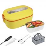 Electric Lunch Box Food Warmer With Leakproof Design 1.2kg Light Blue 70W 220V-12V 24V Voltage for sale