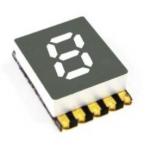 LED Electronic Digital Display Board Digital Tube 0.2 Inch 1 Digit for sale