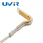 L Shape Gold Halogen Heater Tube Heat Resistant Quartz Lamp For Industrial for sale