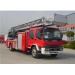 China 30M Aerial Ladder Commercial Fire Trucks With Pump Flow 40L/S At 1.0Mpa for sale