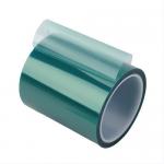 100microns Polyester Adhesive Tape 0.1mm Green Powder Coating Tape for sale