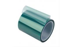 China 100microns Polyester Adhesive Tape 0.1mm Green Powder Coating Tape supplier