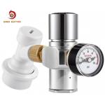 No Leaking 0-60 PSI Mini Keg CO2 Regulator For Carbonation for sale