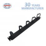 Network Horizontal Cable Manager , 5 Rings 19 Inch Rack Cable Management for sale