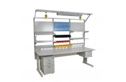 China 2250x750mm Resin Ceramic Adjustable ESD Workbench Antistatic work Table supplier