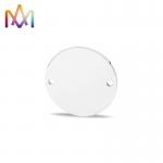 2 Hole 15mm 20mm Flat Round Blank Stamping Tags for sale