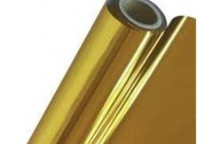China Metalized PET Plastic Sheet Roll Golden For Thermoforming 400MM supplier