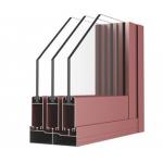 Window Extrusions Aluminum , Aluminium Extrusion Profiles Section Window for sale