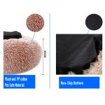 40CM-120CM Soft Plush Round Calming Dog Bed
