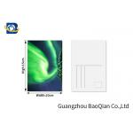 PET 3D Lenticular Postcard , 3D Lenticular Printing Service Aurora Borealis Scenery