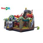 Jurassic Themed Dinosaur Animals Inflatable Bounce Castle 1000D for sale
