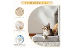 China Fast Clumping Tofu Cat Litter Low Dust Dofu Cat Litter Eco Friendly supplier
