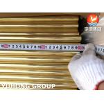 Copper Seamless Brass Tube ASTM B111 C44300  Aerospace Oil  Application for sale