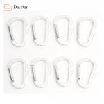 Keychain Hiking Metal Accessories , D Shape Snap Buckle Metal Carabiner Clip for sale