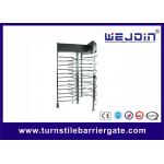 Exhibition Stainless Steel Access Control Turnstile Gate Standard RS485 for sale