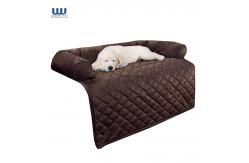 China Dogs Cats Pet Sleeping Mat Filled 3 Sided Bolster Soft Plush Fabric supplier