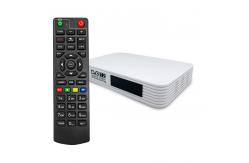 China White Dvb T2 Hevc H265 Receiver Set Top Box Multi Language Decoder supplier