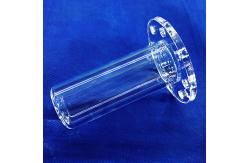 China CNC Finishing Seal Quartz Flange Welding And Drilling supplier