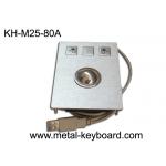 Rugged 25MM Industrial Trackball Mouse with Laser Encoders Tracking Method for sale