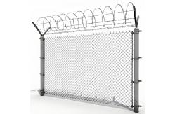 China Galvanized Powder Coated Wire Mesh Fencing 8FT Expanded Mesh Fence for Prosion supplier