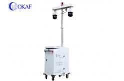 China IR Night Vision Mobile Sentry Surveillance Trailers High Resolution 4g Security Camera supplier