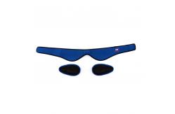 China Two Gel  Velvet Face Ice Pack Wrap With Adjustable Strap supplier
