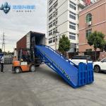 Adjustable Truck Loading Ramp 10 Ton Mobile Dock Bridge With 6m Slope Hydraulic Lift for sale