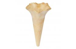 China Fragrant Homemade Wafer Cones For Ice Cream Length 13CM Flower Shaped supplier